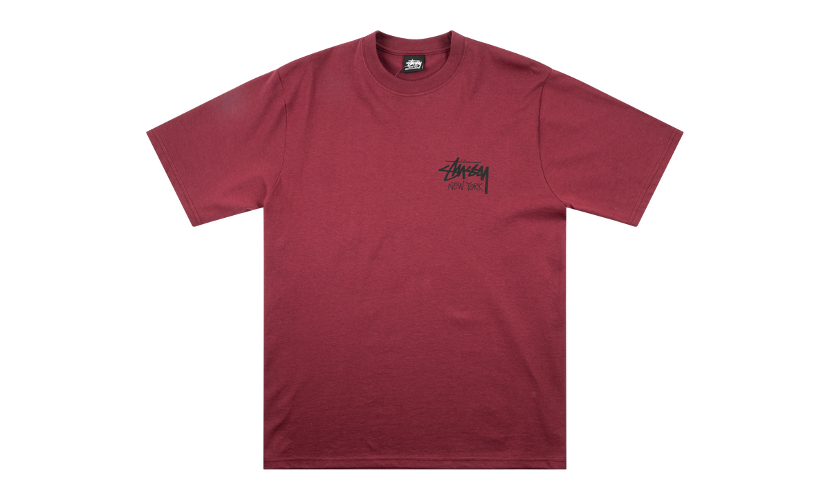 BASIC STÜSSY TEE "New York Exclusive - Wine" STUS22