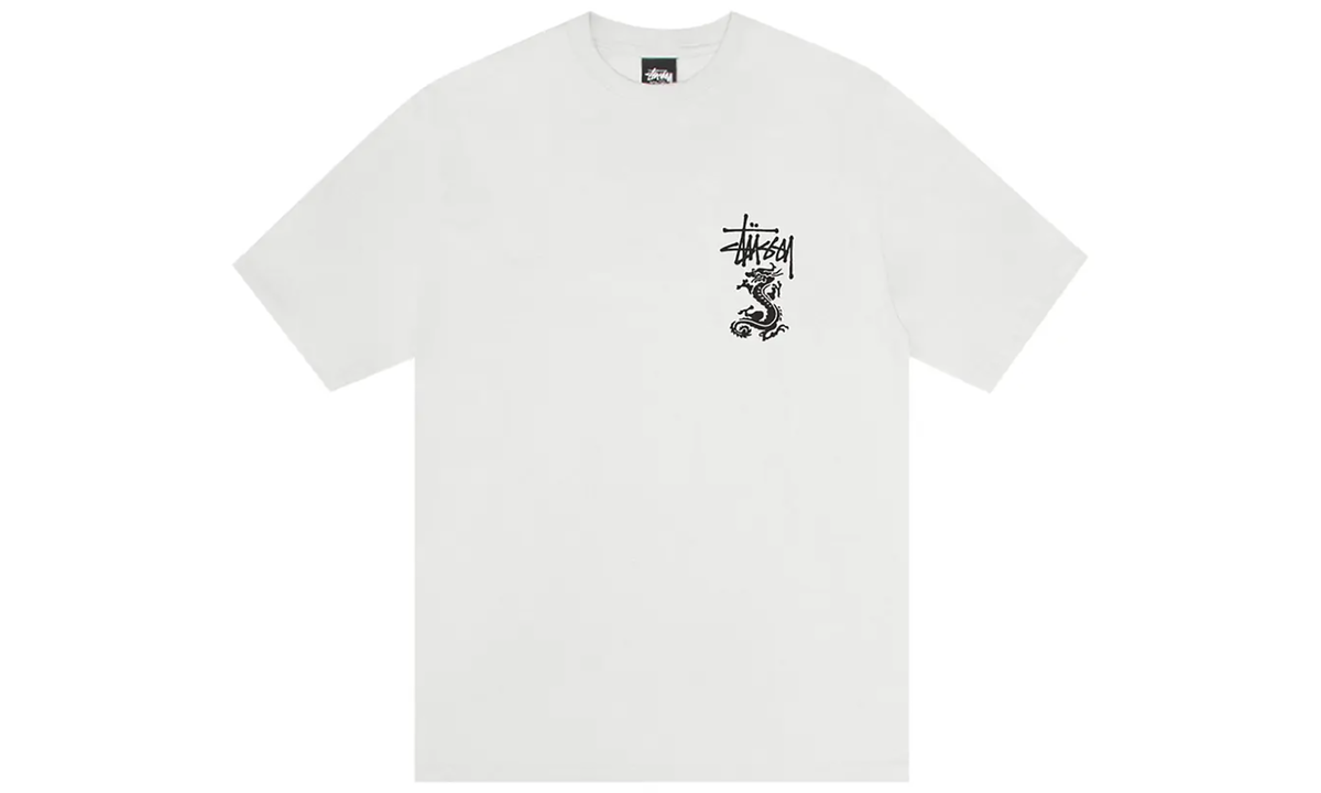 Double Dragon Pigment Dyed Tee "Natural" STUS51